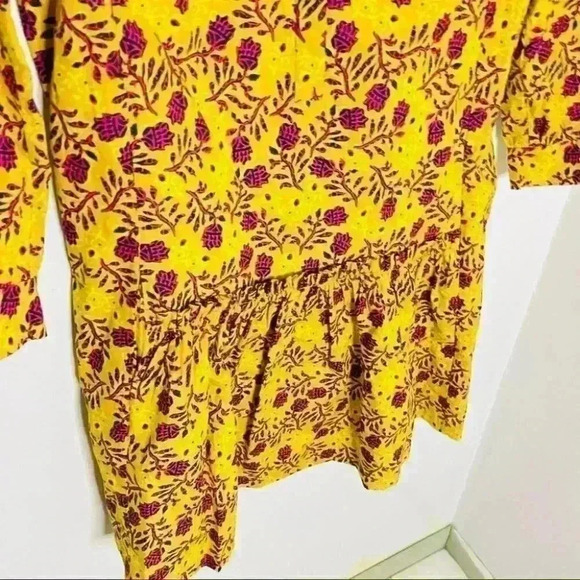 Saloni Tilly Shirt Dress in Red Clover Size 2 - Picture 6 of 7